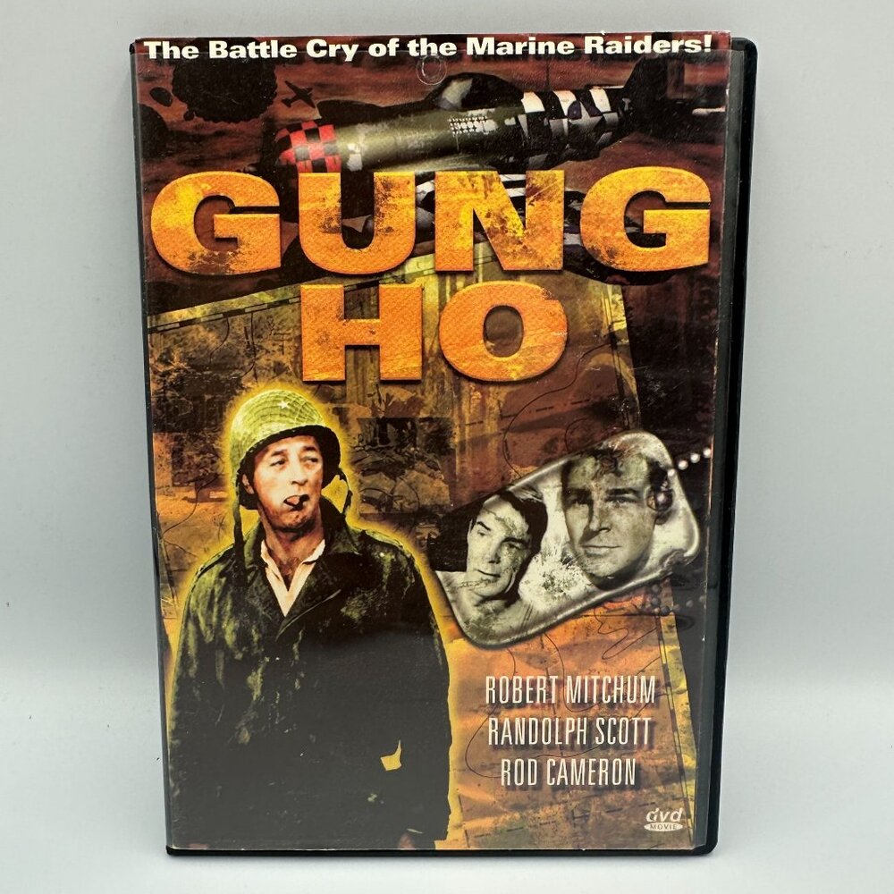 Gung Ho DVD 1943 Robert Mitchum Randolph Scott Rod Cameron WWII Drama Classic